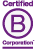 certified b corporation logo