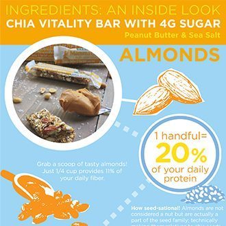 Inside Look: Chia Vitality Bar - Peanut Butter & Sea Salt